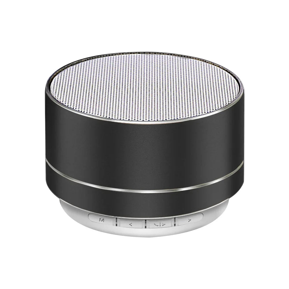 A10 Mini Portable Bluetooth Speaker - Compact Wireless Subwoofer for Outdoor and Home Use Black