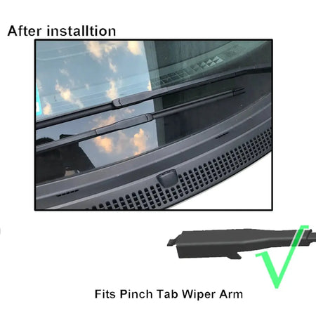 Misima Windshield Windscreen Wiper Blades For Smart ForTwo W451 2007 - 2014 Front Rear Window Set 2008 2009 2010 2011 2012 2013 by InterCyprus Trading Ltd