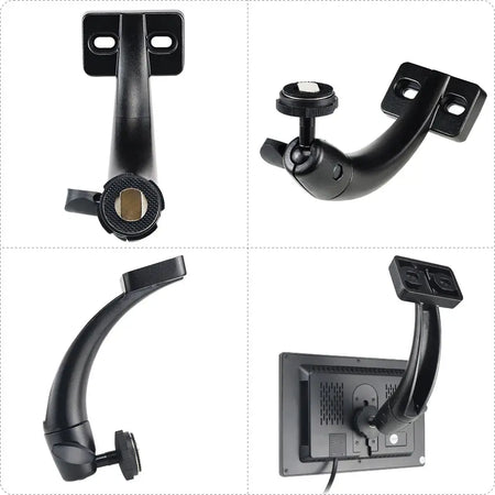GreenYi Car 360° Fixed Curved Iron Bracket for Car Desktop 7inch 8inch 9inch 10inch Monitor by InterCyprus Trading Ltd