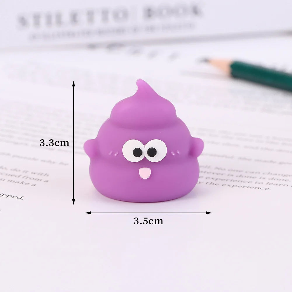 Cute Poop Pencil Sharpener for Elementary School Purple