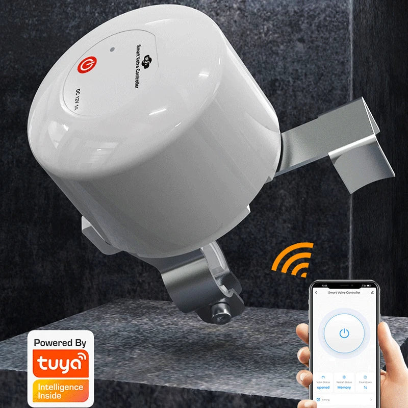 Pametni Tuya WiFi ventil za vodo in plin s časovnikom, DN15/DN20, Alexa