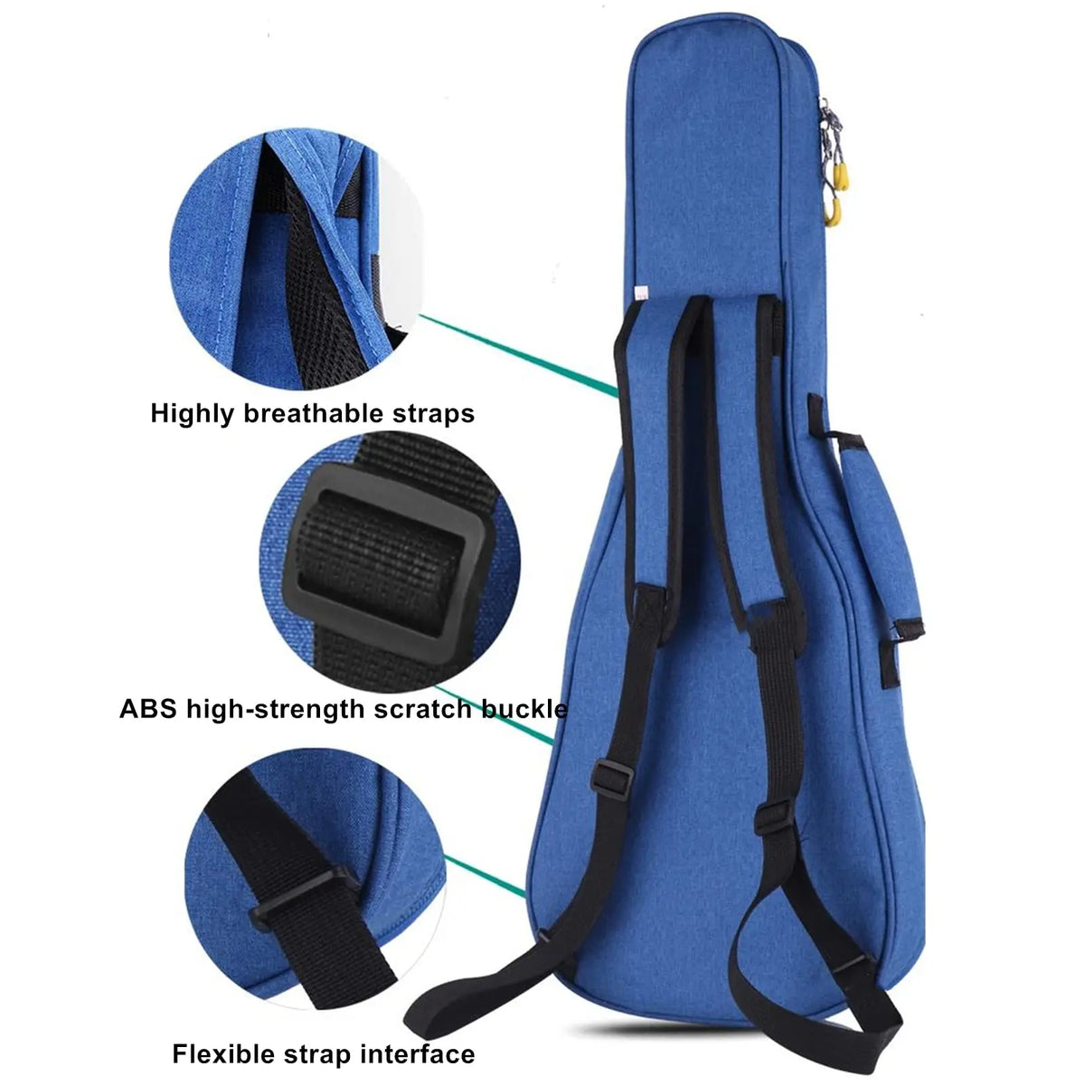 Miwayer Ukulele Case 15mm Padding Waterproof &ndash; Shockproof