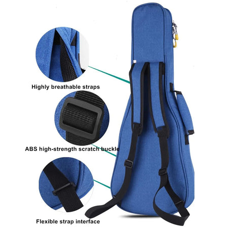 Miwayer Ukulele Case 15mm Padding Waterproof &ndash; Shockproof