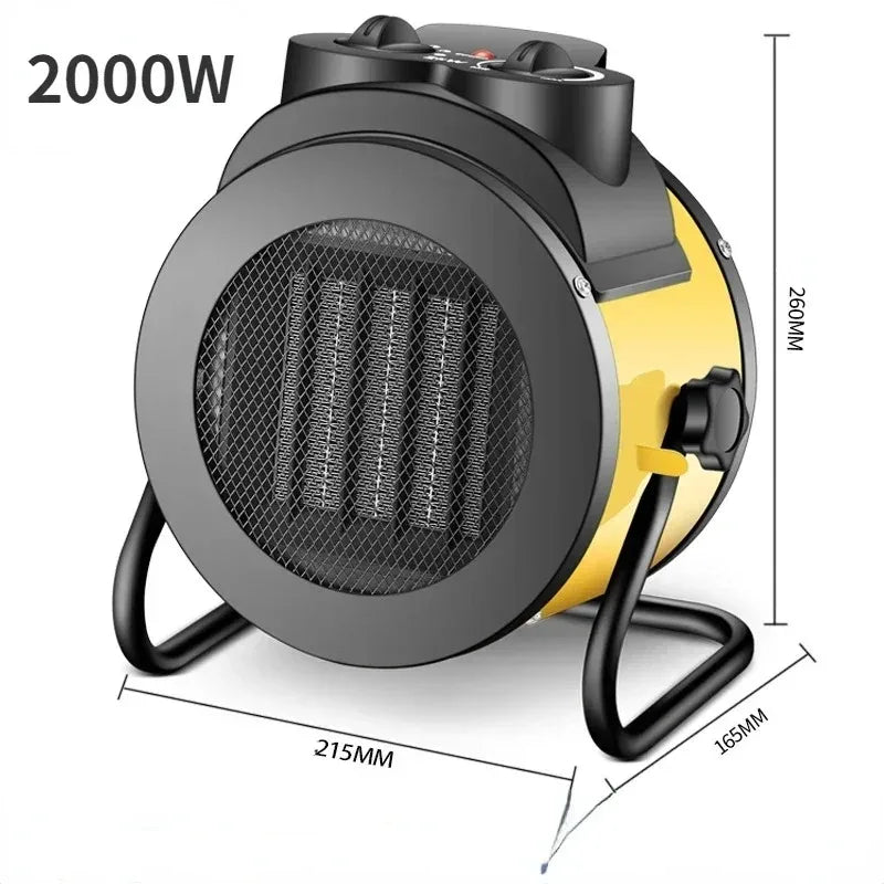 Industrial Portable Electric Heater &ndash; Overheat Protection 2000w / EU