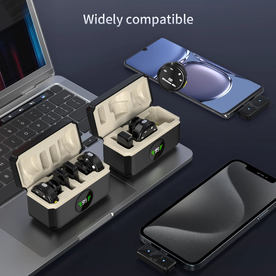 Wireless Lavalier Mic Q8 for Android &amp; iPhone