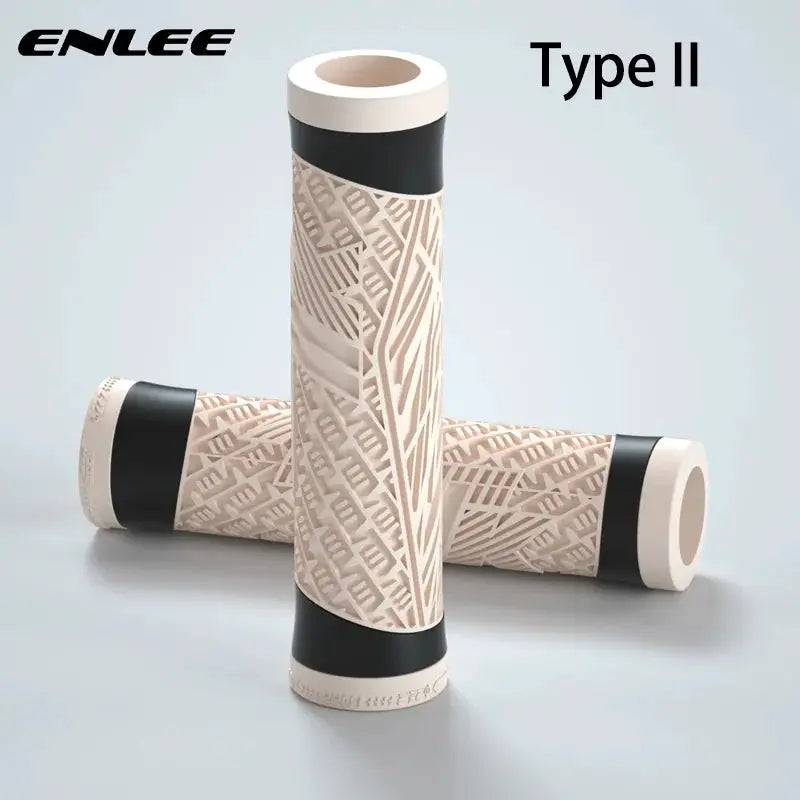 ENLEE Mtb Bike Grips Handle Flat Handlebar Bicycle Silicone Mountain Bicycle Handlebar Covers Soft Ultralight Grips Accessories by InterCyprus Trading Ltd