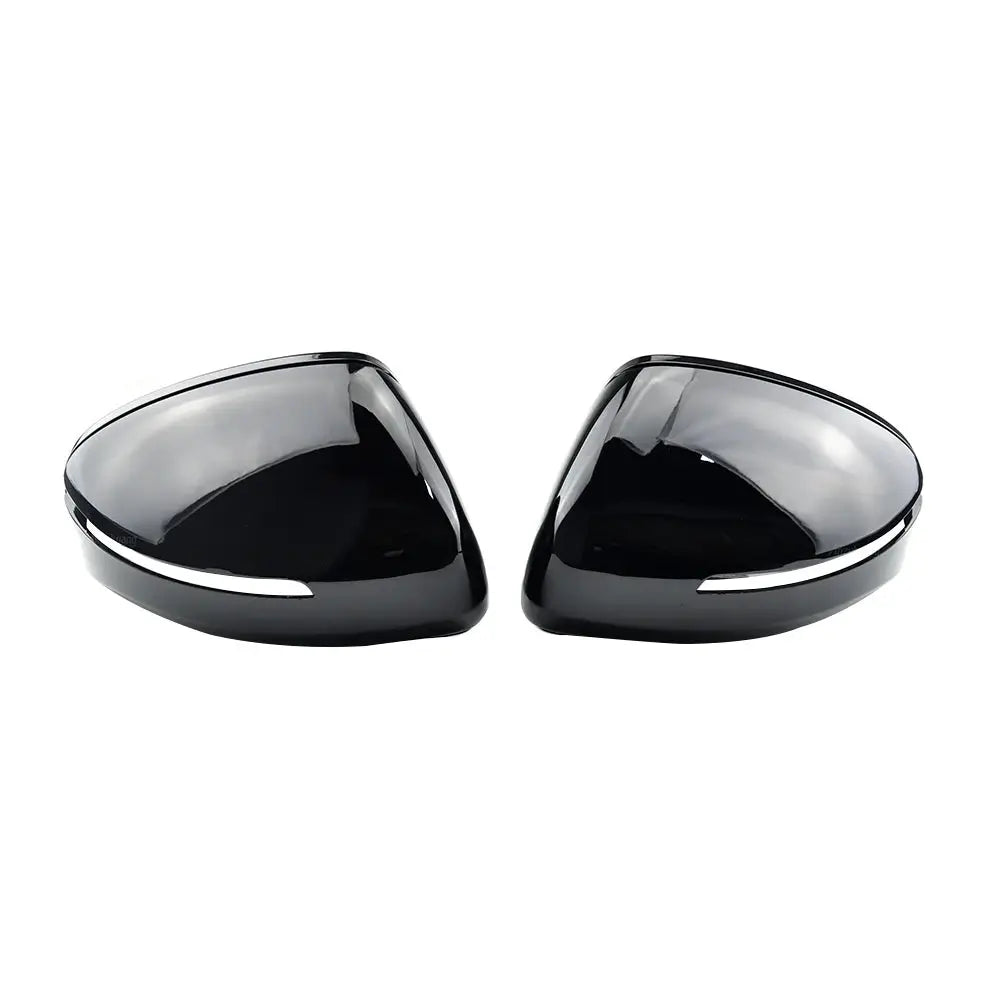Glossy Black Carbon Pattern Side Mirror Caps for Audi TT TTS RS 8J MK2 R8 by InterCyprus Trading Ltd