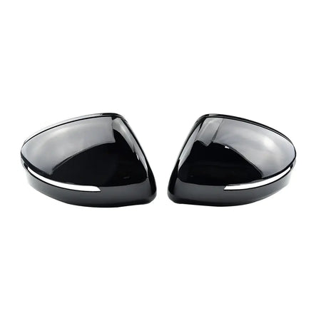 Glossy Black Carbon Pattern Side Mirror Caps for Audi TT TTS RS 8J MK2 R8 by InterCyprus Trading Ltd
