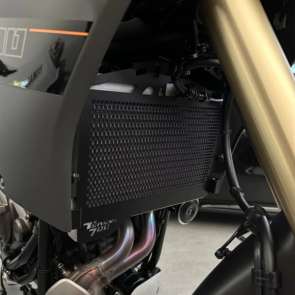 Yamaha Tenere 700 Radiatorrooster Afdekking Beschermer Zwart