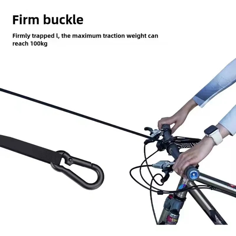 Vedettävä maastopyörän vetonarut lapsille, 100kg kapasiteetti