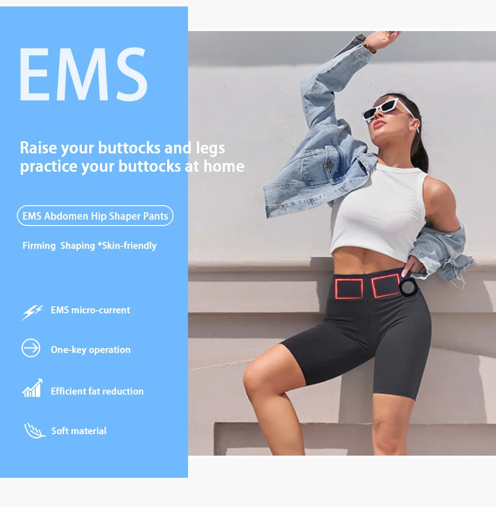 Intelligent Microcurrent EMS Shaping Yoga Shorts &ndash; Slimming