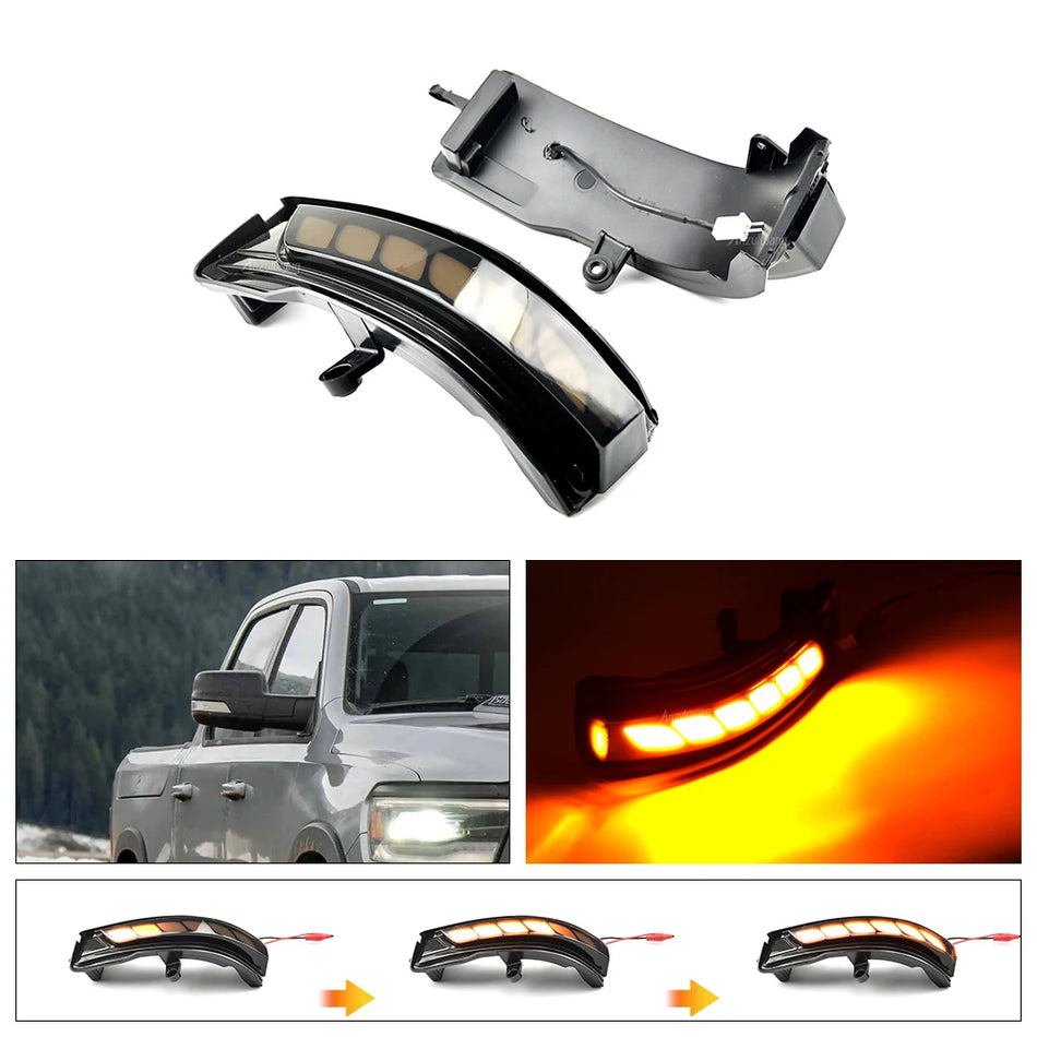 Lumini de semnalizare LED secvențiale dinamice pentru Dodge Ram 1500 TRX 2019-2023