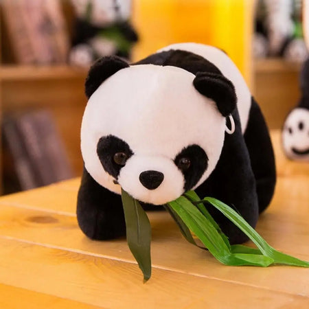 Super Cute Kneeling and Sitting Plush Panda Toy