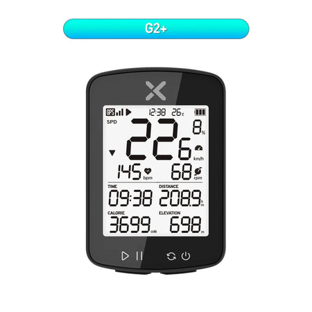 XOSS G2 Plus Bike Computer &ndash; Waterproof Wireless GPS Cycling Speedometer