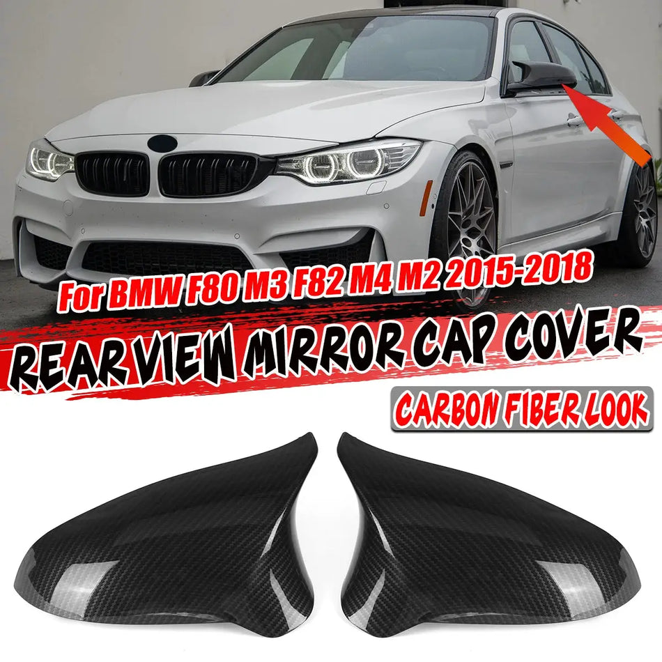 Side Mirror Cover ABS For BMW F80 M3 F82 M4 M2 LHD by InterCyprus Trading Ltd