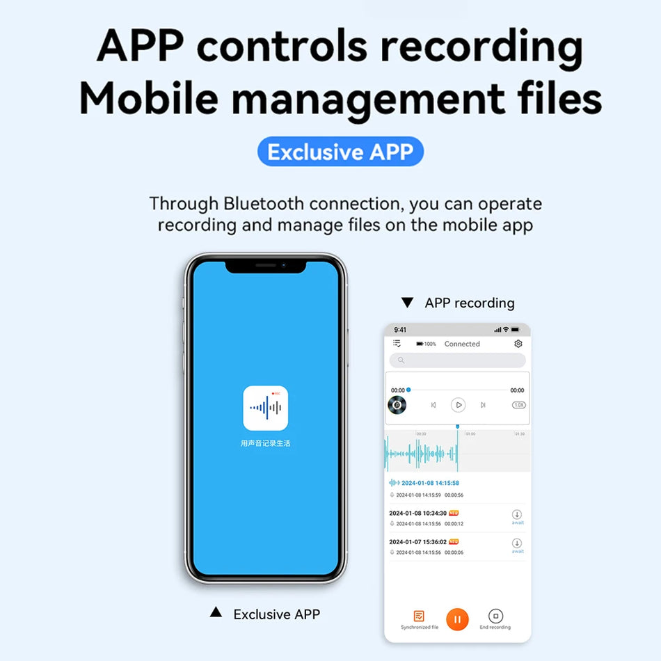 APP Mini Voice Recorder &ndash; HD Noise Reduction For Clear Audio