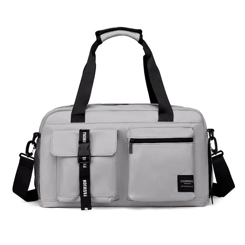 Large Fitness Bag Sp - Dry Wet Separation Pocket For Gym Gray