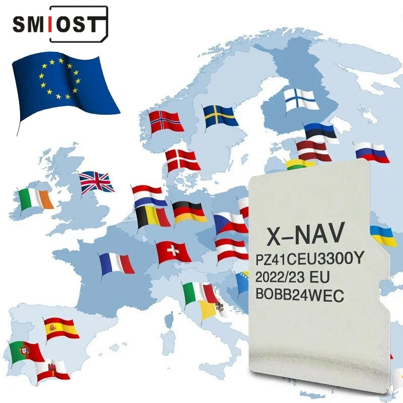 SMIOST For Toyota AYGO 2023 TF Card GPS 8GB - Newest Maps CHINA / AYGO no USB