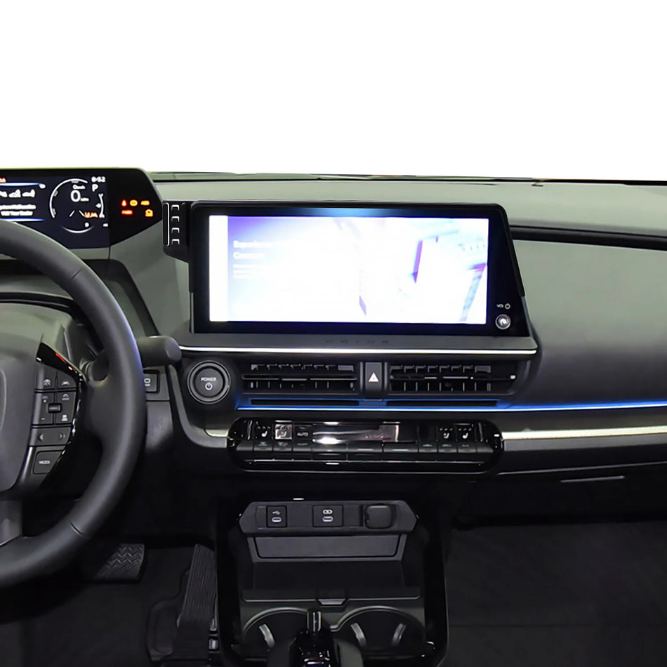 Car Phone Holder Fast Wireless Charger Storage Box Prius