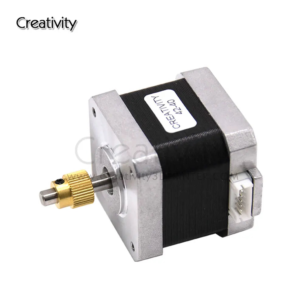 42-40 Stepper Motor with Extruder Gear &ndash; Enhanced Precision for 3D Printers