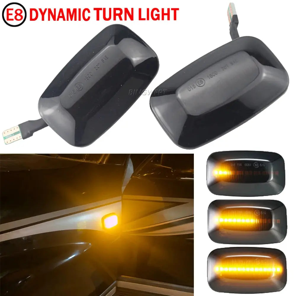 2PCS Turn Signal Light Blinker Indicator Lamp For Land Cruiser 80 Series 1990-1997 For Land Cruiser 100 Series 1998-2007 by InterCyprus Trading Ltd