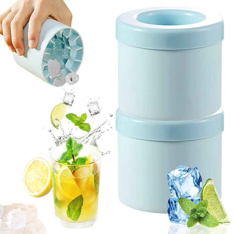 Silicone Ice Cube Mold with Lid for Eco-Friendly Freezing