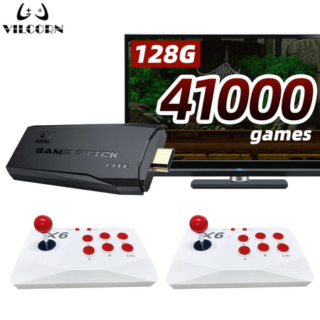 VILCORN Arcade Console 4K Game Stick - Dual Joysticks