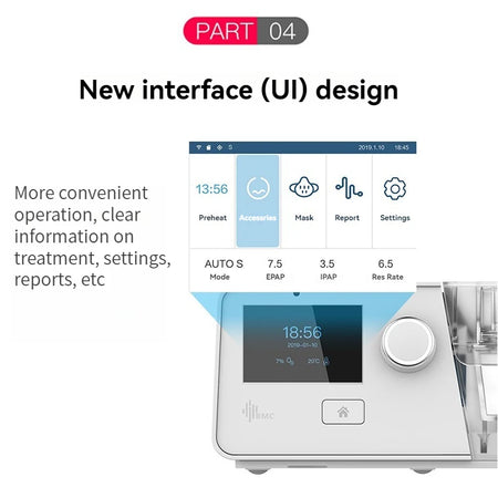 BMC G3 B20A BiPAP Machine - Intelligent Breathing for CPAP