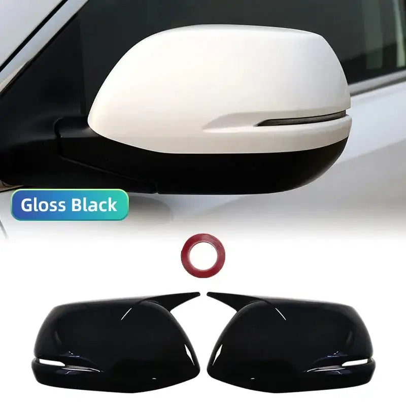 Honda CRV Mirror Cap Pair Left Right Rear View Cover Gloss Black