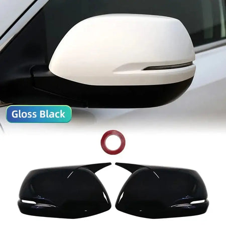 Honda CRV Mirror Cap Pair Left Right Rear View Cover Gloss Black