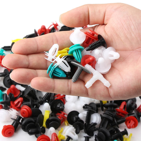 100pcs Universal Car Clips for Mercedes Benz Models: W211, W203, W204, W210, W124, W202, CLA, W212, W220, W205, W201, A Class, GLA, CLK, and More