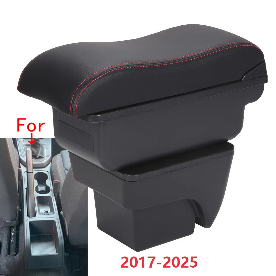 Škatla z naslonom za roke za sredinsko konzolo z odlagalnim prostorom za Seat Ibiza 6J MK4 IV 6L