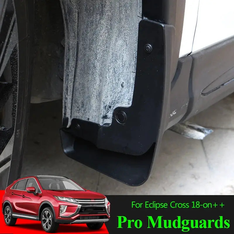 Set Molded Mud Flaps For Mitsubishi Eclipse Cross 2018 -2025 Mudflaps Splash Guards Flap Mudguards Fender Front Rear 2019 2020 by InterCyprus Trading Ltd