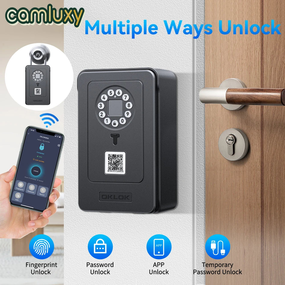 Camluxy Smart Key Box Fingerprint Safe &ndash; Fingerprint Access
