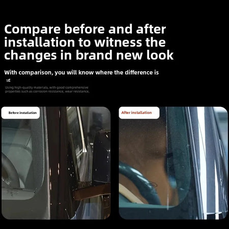 Land Rover Defender L663 A-Pillar Rubber Molding - Soundproof Windshield Edge Sealing Strip Car Accessories