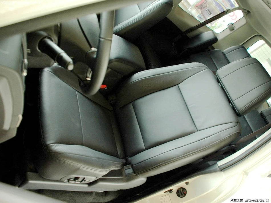 Potahy předních sedadel Mitsubishi Pajero Nappa kůže 2008 2012