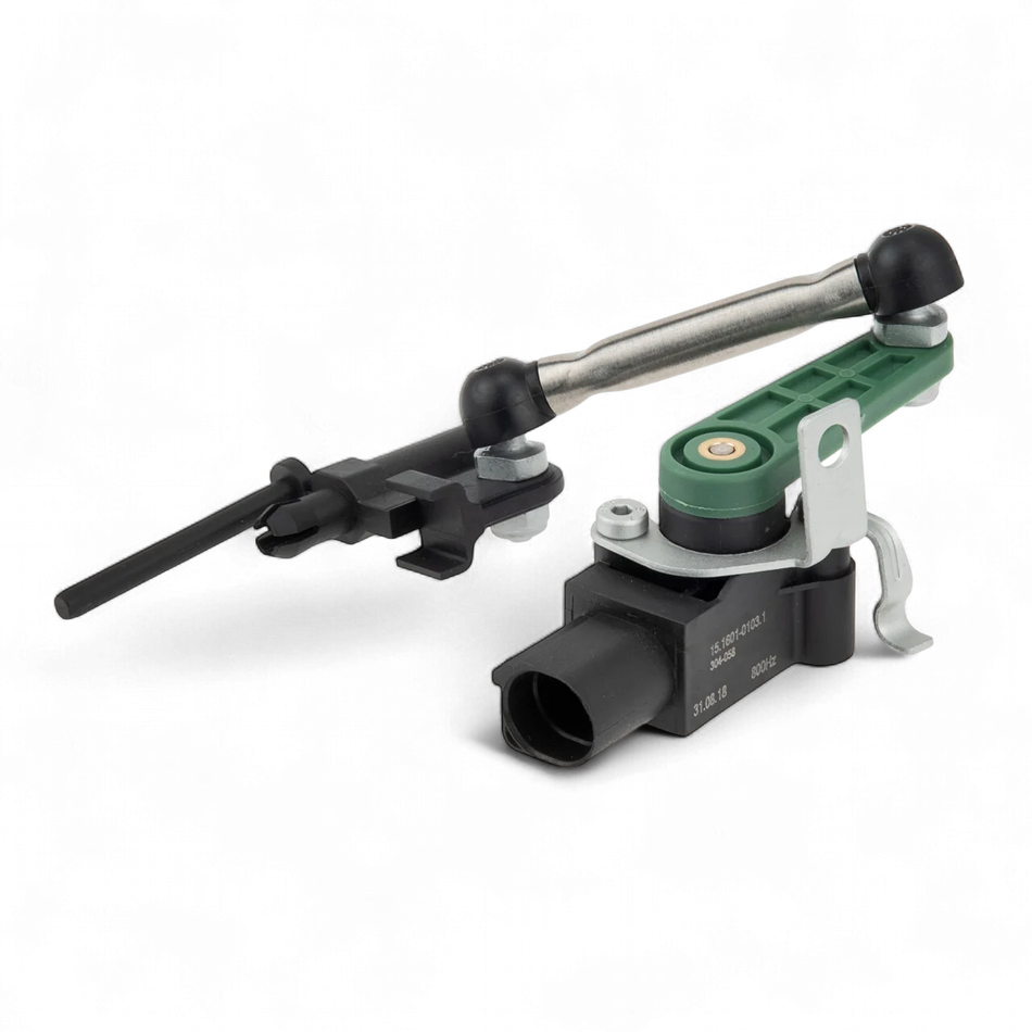 Front Left Scheinwerfer-Niveausensor 2010-2018 für VW Touareg Automatische Scheinwerfer-Niveauregulierung Kompatibel