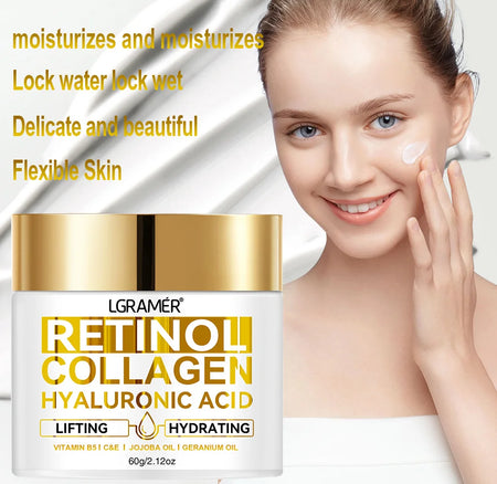 Retinol Anti-Aging Moisturising Face Cream with Hyaluronic Acid