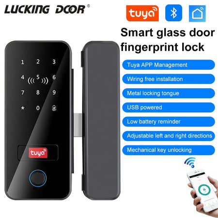 Tuya App Biometric Glass Door Lock B12-tuya &ndash; WiFi Gateway
