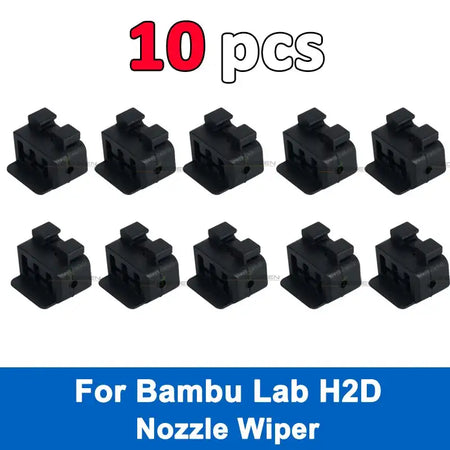 Bambu Lab H2D Nozzle Wiper Silicone Cleaning Brush Hotend 10pcs for H2D