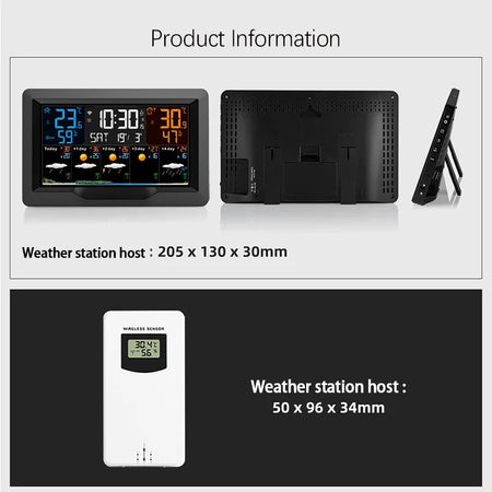 Tuya WIFI Smart Weather Station FJ3390TY-A &ndash; Color Screen