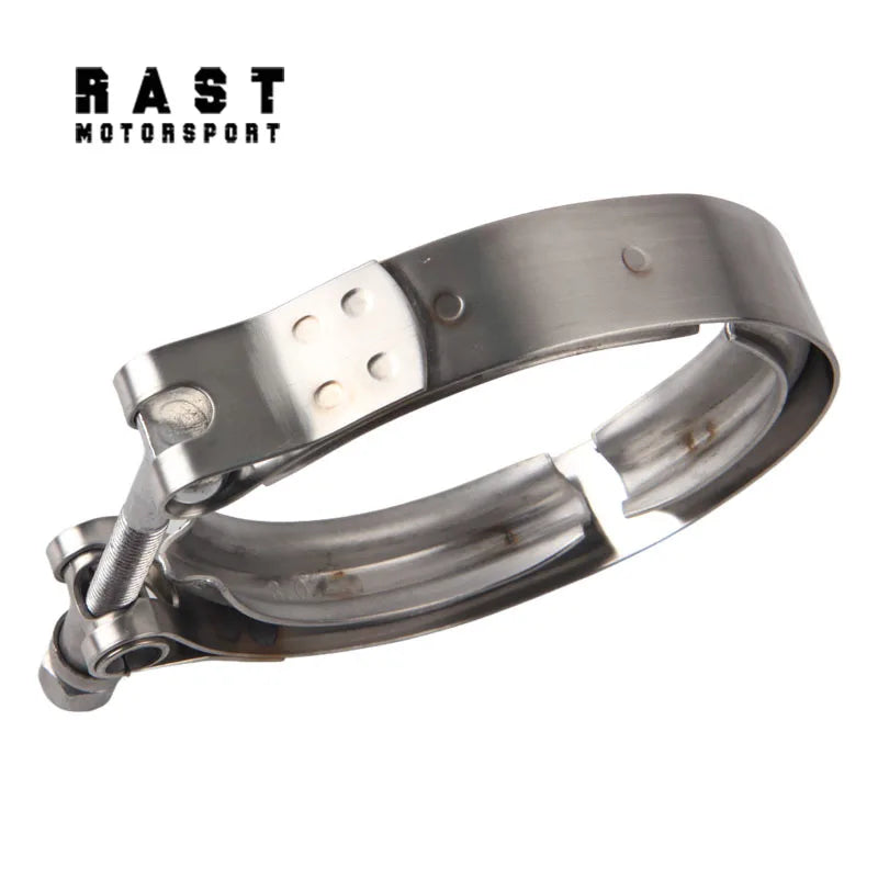 304 Edelstahl V-Band-Klemme für Turbo-Auspuffrohr, 2,5-3,5 Zoll