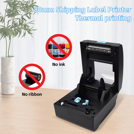 HZTZ 80mm Thermal Label Printer &ndash; USB Bluetooth Printing