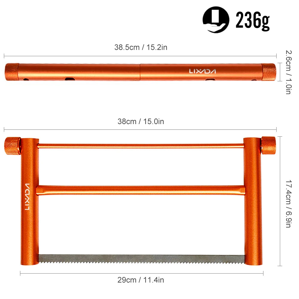 Lixada Folding Wood Saw Aluminium Alloy - Ultra Portable