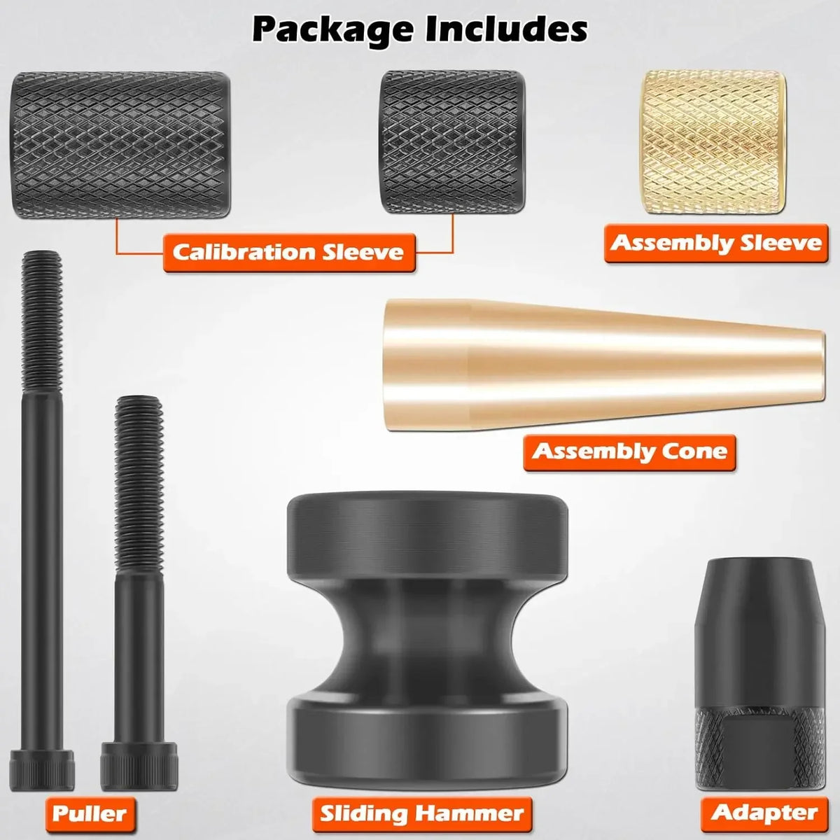 Injector Pullers and Seal Installer Tool Set for BMW N14 N18 N54 N63 by InterCyprus Trading Ltd