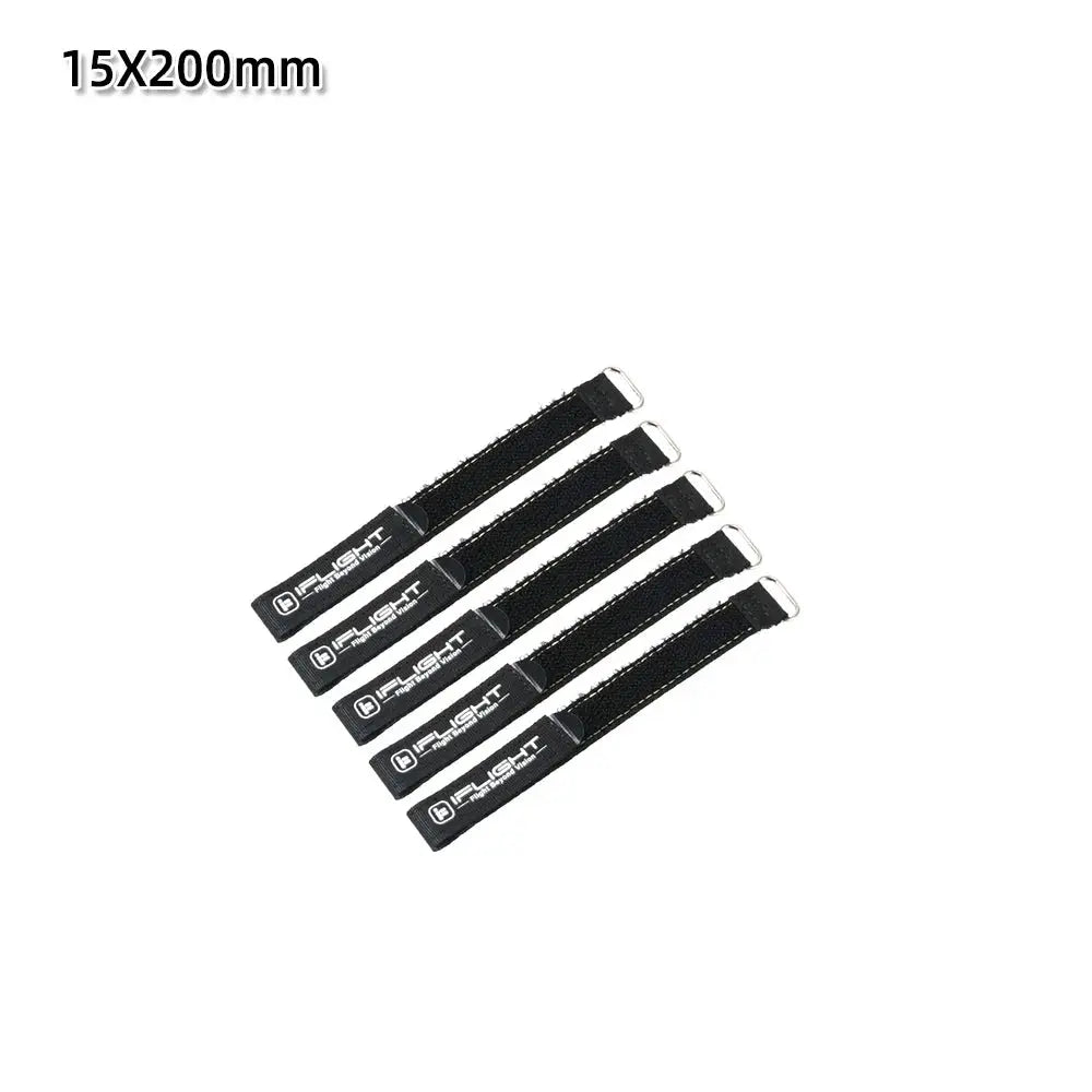 5pcs 10X100mm / 10X130mm IFlight Magic Sticker Tape Nylon Lipo Battery Strap Belt Reusable Cable Tie Wrap for FPV RC Battery by InterCyprus Trading Ltd