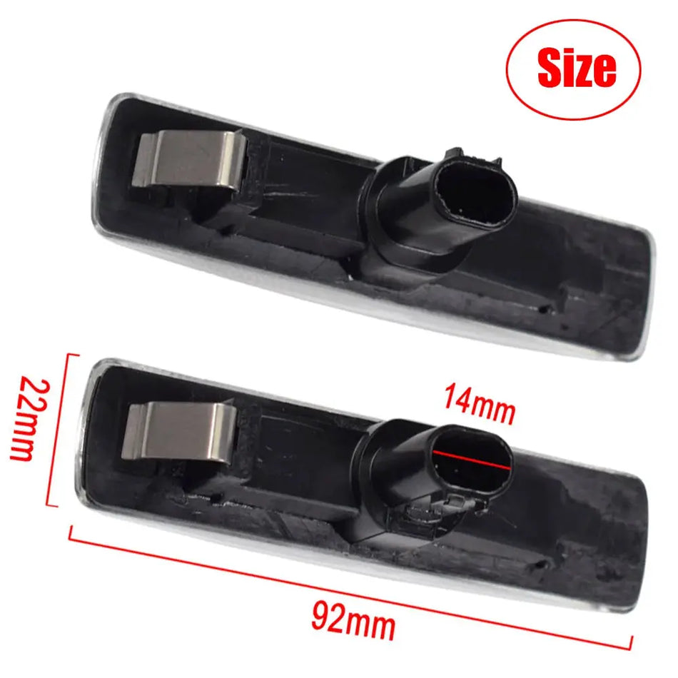 2x NEW Dynamic Blinkers For Land Rover Range Rover Sport Discovery 3 4 Freeland 2 LED Side Fender Mirror Lamp Turn Signal Light by InterCyprus Trading Ltd