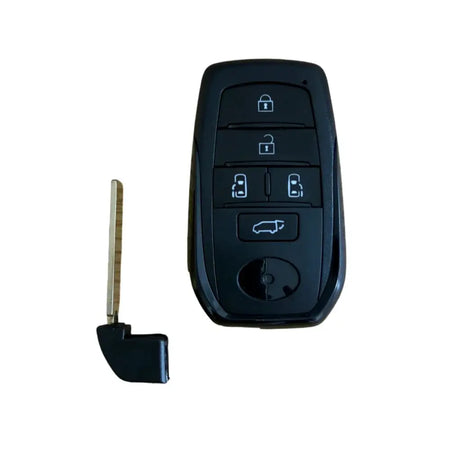 Smart Card Car Key Shell 5 Buttons Fit For Toyota Alphard for VVDI XM38 XSTO02EN Electronic Board and KEYDIY Key Remote Shell by InterCyprus Trading Ltd