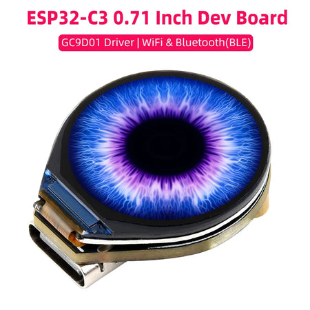 ESP32-C3 Display Development Board &ndash; Compact 0.71 Inch IPS Screen