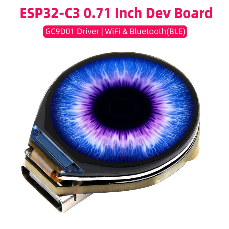 ESP32-C3 Display Development Board &ndash; Compact 0.71 Inch IPS Screen
